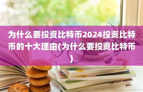 为什么要投资比特币2024投资比特币的十大理由(为什么要投资比特币)