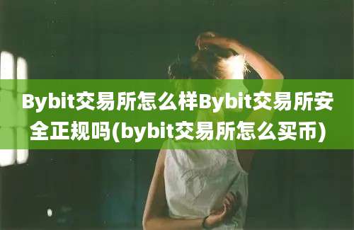 Bybit交易所怎么样Bybit交易所安全正规吗(bybit交易所怎么买币)