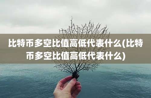 比特币多空比值高低代表什么(比特币多空比值高低代表什么)