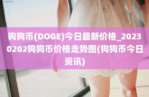 狗狗币(DOGE)今日最新价格_20230202狗狗币价格走势图(狗狗币今日资讯)