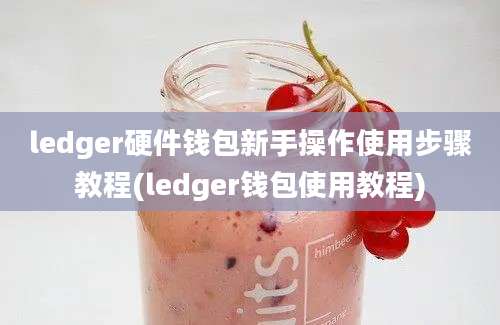 ledger硬件钱包新手操作使用步骤教程(ledger钱包使用教程)