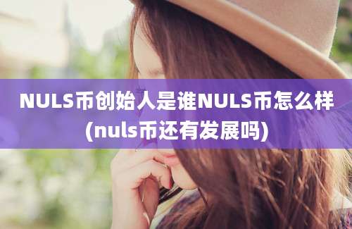 NULS币创始人是谁NULS币怎么样(nuls币还有发展吗)