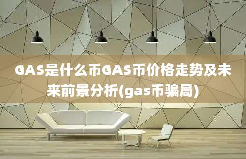 GAS是什么币GAS币价格走势及未来前景分析(gas币骗局)