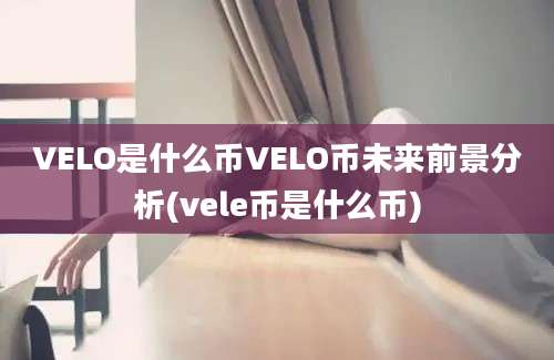 VELO是什么币VELO币未来前景分析(vele币是什么币)