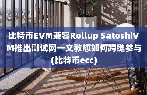 比特币EVM兼容Rollup SatoshiVM推出测试网一文教您如何跨链参与(比特币ecc)