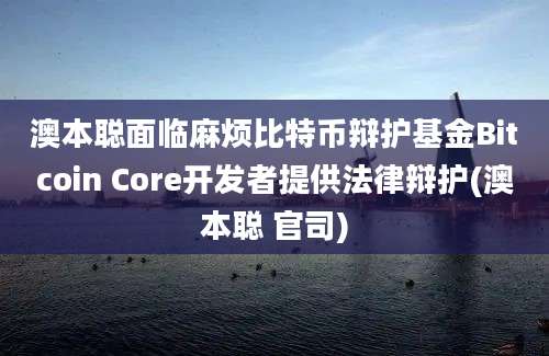 澳本聪面临麻烦比特币辩护基金Bitcoin Core开发者提供法律辩护(澳本聪 官司)