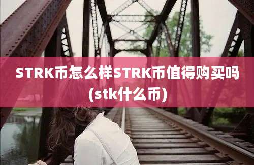 STRK币怎么样STRK币值得购买吗(stk什么币)