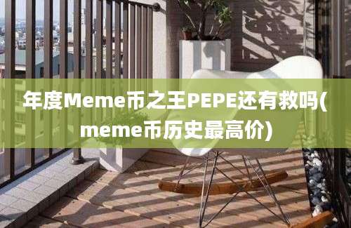 年度Meme币之王PEPE还有救吗(meme币历史最高价)