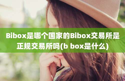 Bibox是哪个国家的Bibox交易所是正规交易所吗(b box是什么)