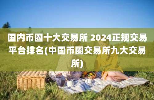 国内币圈十大交易所 2024正规交易平台排名(中国币圈交易所九大交易所)