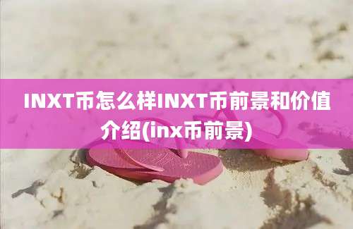 INXT币怎么样INXT币前景和价值介绍(inx币前景)