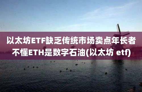 以太坊ETF缺乏传统市场卖点年长者不懂ETH是数字石油(以太坊 etf)