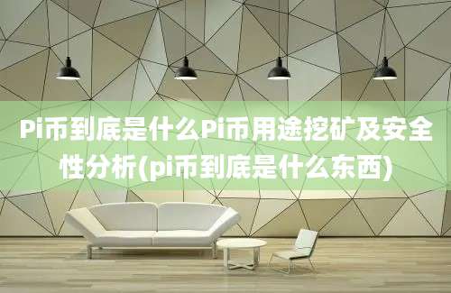 Pi币到底是什么Pi币用途挖矿及安全性分析(pi币到底是什么东西)