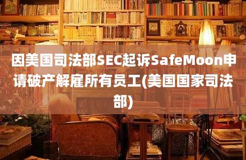 因美国司法部SEC起诉SafeMoon申请破产解雇所有员工(美国国家司法部)