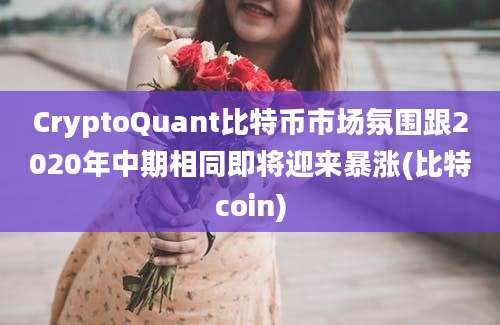 CryptoQuant比特币市场氛围跟2020年中期相同即将迎来暴涨(比特coin)