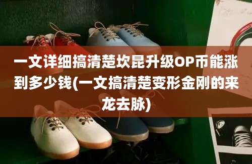 一文详细搞清楚坎昆升级OP币能涨到多少钱(一文搞清楚变形金刚的来龙去脉)