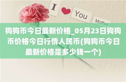 狗狗币今日最新价格_05月23日狗狗币价格今日行情人民币(狗狗币今日最新价格是多少钱一个)