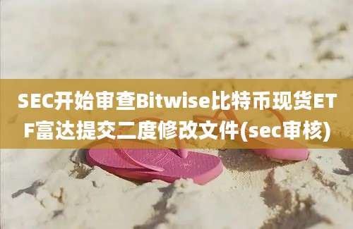 SEC开始审查Bitwise比特币现货ETF富达提交二度修改文件(sec审核)