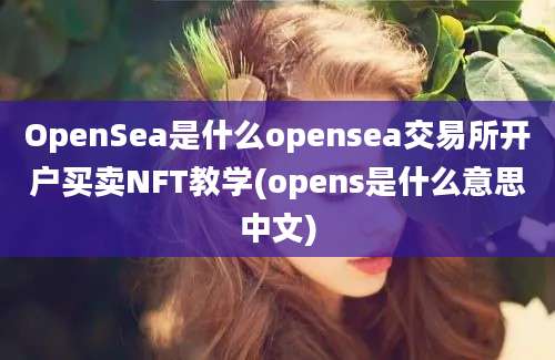 OpenSea是什么opensea交易所开户买卖NFT教学(opens是什么意思中文)