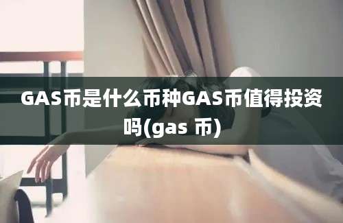 GAS币是什么币种GAS币值得投资吗(gas 币)