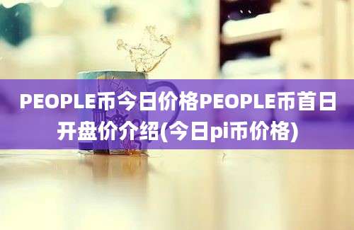 PEOPLE币今日价格PEOPLE币首日开盘价介绍(今日pi币价格)