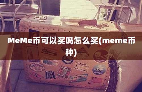 MeMe币可以买吗怎么买(meme币种)