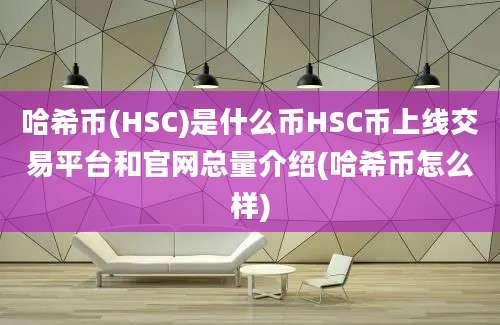 哈希币(HSC)是什么币HSC币上线交易平台和官网总量介绍(哈希币怎么样)