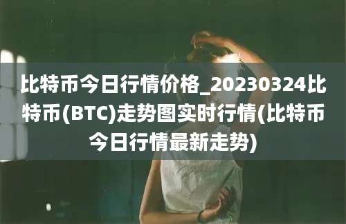 比特币今日行情价格_20230324比特币(BTC)走势图实时行情(比特币今日行情最新走势)