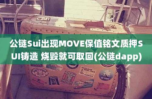 公链Sui出现MOVE保值铭文质押SUI铸造 烧毁就可取回(公链dapp)