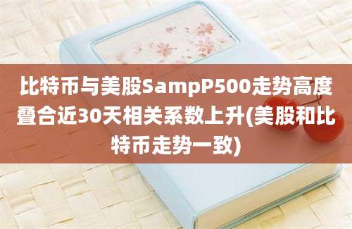 比特币与美股SampP500走势高度叠合近30天相关系数上升(美股和比特币走势一致)