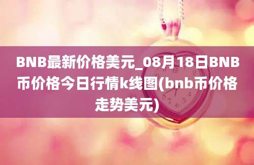 BNB最新价格美元_08月18日BNB币价格今日行情k线图(bnb币价格走势美元)