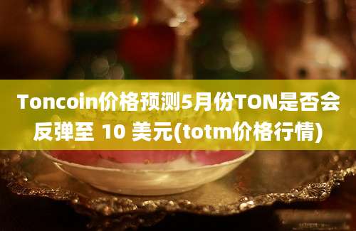 Toncoin价格预测5月份TON是否会反弹至 10 美元(totm价格行情)