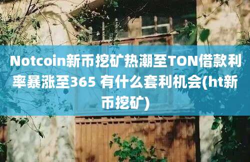 Notcoin新币挖矿热潮至TON借款利率暴涨至365 有什么套利机会(ht新币挖矿)