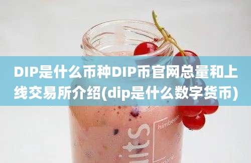 DIP是什么币种DIP币官网总量和上线交易所介绍(dip是什么数字货币)