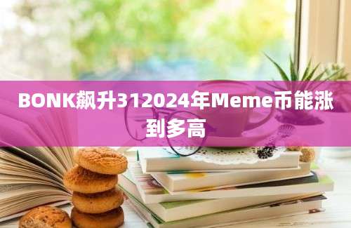 BONK飙升312024年Meme币能涨到多高