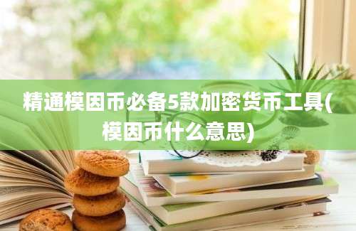 精通模因币必备5款加密货币工具(模因币什么意思)