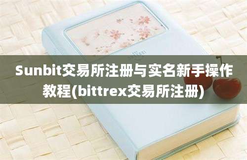 Sunbit交易所注册与实名新手操作教程(bittrex交易所注册)