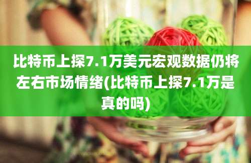 比特币上探7.1万美元宏观数据仍将左右市场情绪(比特币上探7.1万是真的吗)