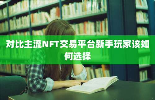 对比主流NFT交易平台新手玩家该如何选择