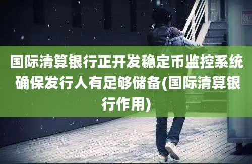 国际清算银行正开发稳定币监控系统 确保发行人有足够储备(国际清算银行作用)