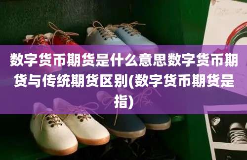 数字货币期货是什么意思数字货币期货与传统期货区别(数字货币期货是指)