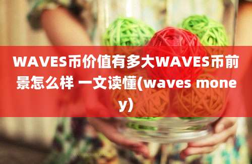 WAVES币价值有多大WAVES币前景怎么样 一文读懂(waves money)