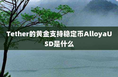 Tether的黄金支持稳定币AlloyaUSD是什么