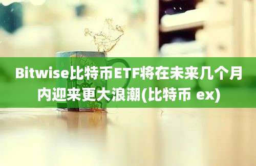 Bitwise比特币ETF将在未来几个月内迎来更大浪潮(比特币 ex)