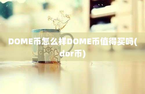 DOME币怎么样DOME币值得买吗(dor币)