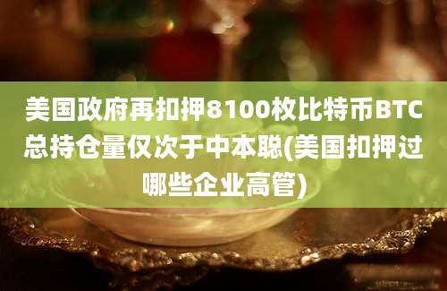 美国政府再扣押8100枚比特币BTC总持仓量仅次于中本聪(美国扣押过哪些企业高管)