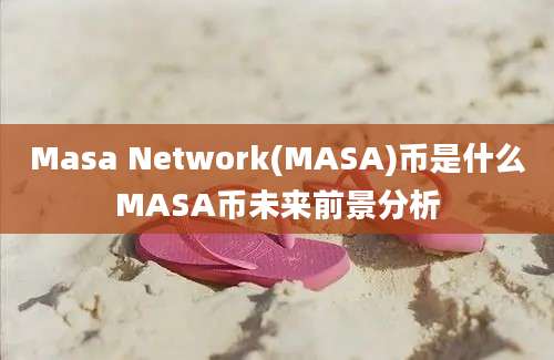 Masa Network(MASA)币是什么MASA币未来前景分析