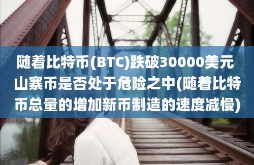 随着比特币(BTC)跌破30000美元 山寨币是否处于危险之中(随着比特币总量的增加新币制造的速度减慢)