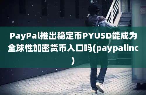 PayPal推出稳定币PYUSD能成为全球性加密货币入口吗(paypalinc)