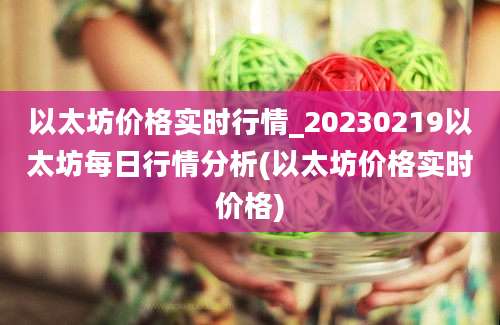 以太坊价格实时行情_20230219以太坊每日行情分析(以太坊价格实时价格)